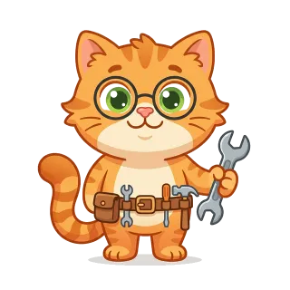 Purrpose settings screen illustration